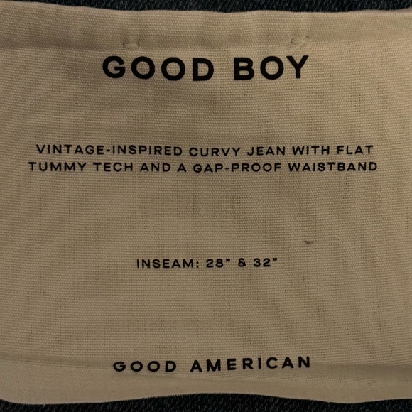 NWT Good American GOOD BOY STRAIGHT JEANS, size 20 - Picture 8 of 15